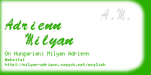 adrienn milyan business card